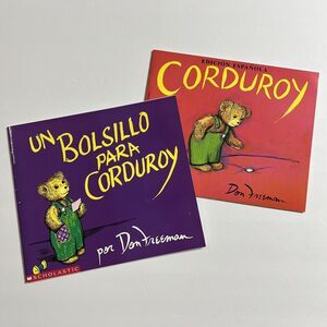 Corduroy y Un Bolsillo Para Corduroy 2 Childrens Books in Spanish Don Freeman